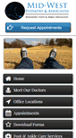 Mobile Screenshot of missourifootcare.com